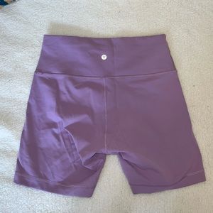 LULULEMON purple biker shorts